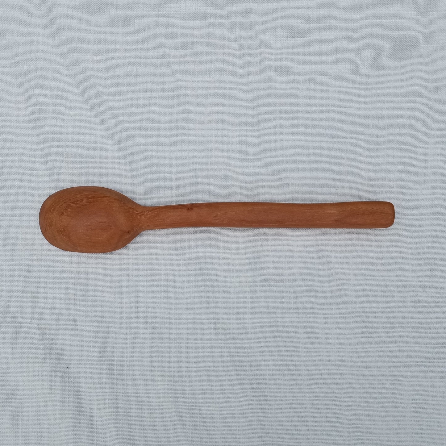 Hand Carved Wooden Mixing Spoon - Stout Curvy Handled Serving Spoon - Unique Handmade Gifts for the Chef - OOAK Decorative Kitchen Essential