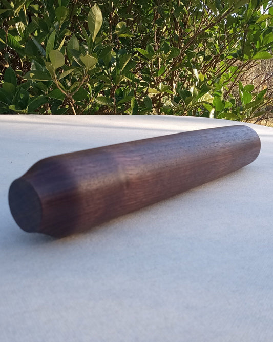 Handmade Black Walnut Wood Rolling Pins - Blunt Ended Mini Wooden Pastry Roller for the Bakery - Handcrafted Essential Gifts for the Cook