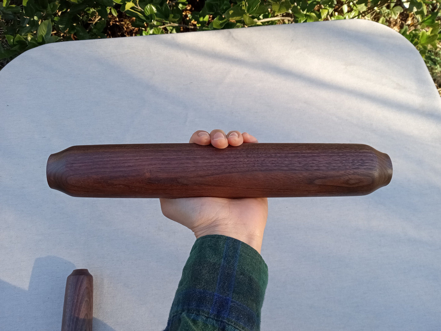 Handmade Black Walnut Wood Rolling Pins - Blunt Ended Mini Wooden Pastry Roller for the Bakery - Handcrafted Essential Gifts for the Cook