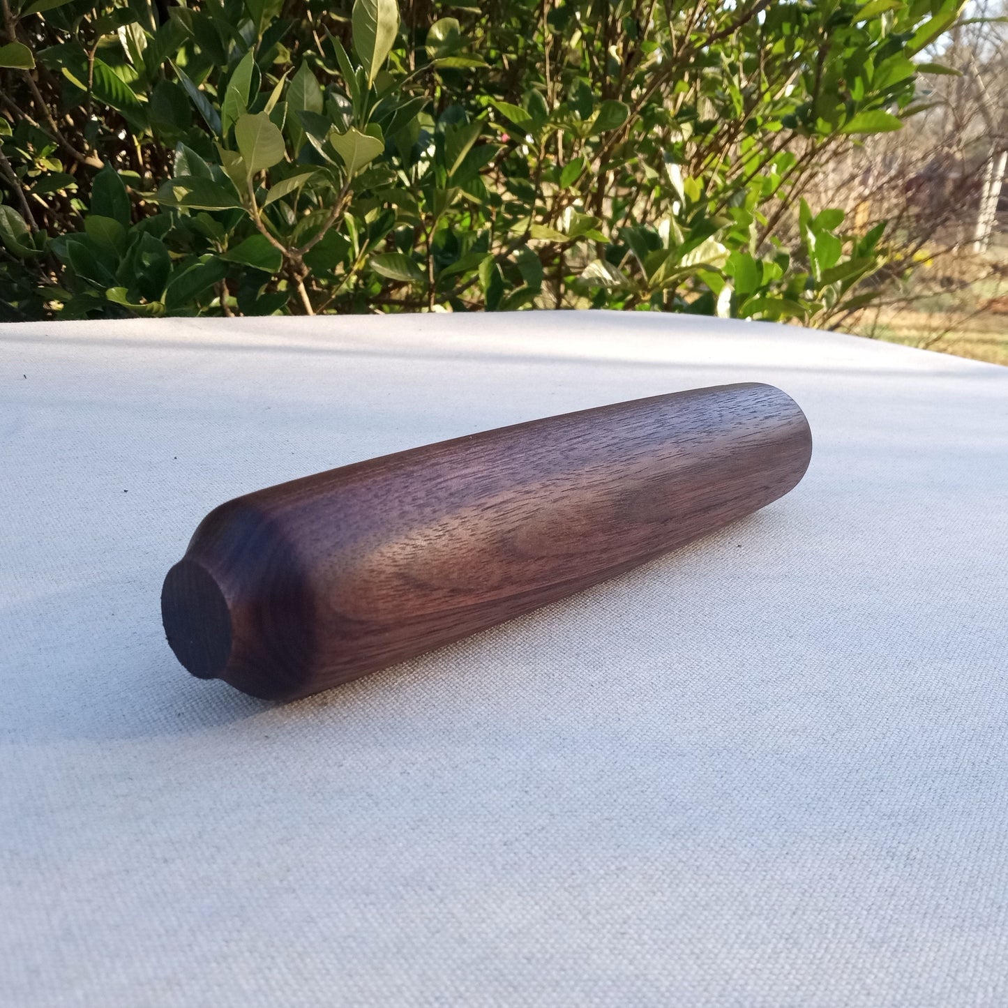 Handmade Black Walnut Wood Rolling Pins - Blunt Ended Mini Wooden Pastry Roller for the Bakery - Handcrafted Essential Gifts for the Cook