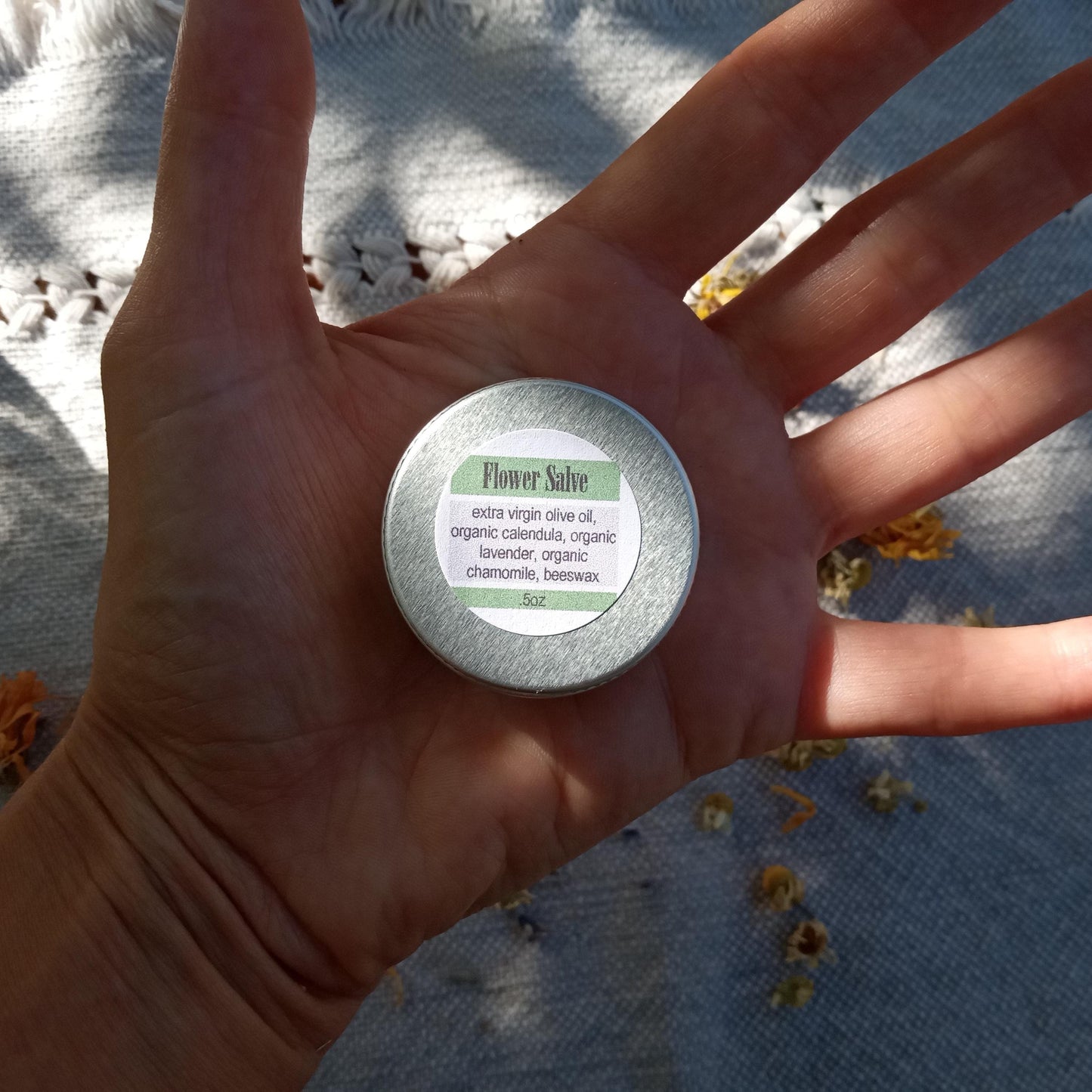 Calendula Salve with Chamomile & Lavender - Soothing Herbal Baby Butt Butter - Handcrafted Sensitive Skin Care Ointment for Kids