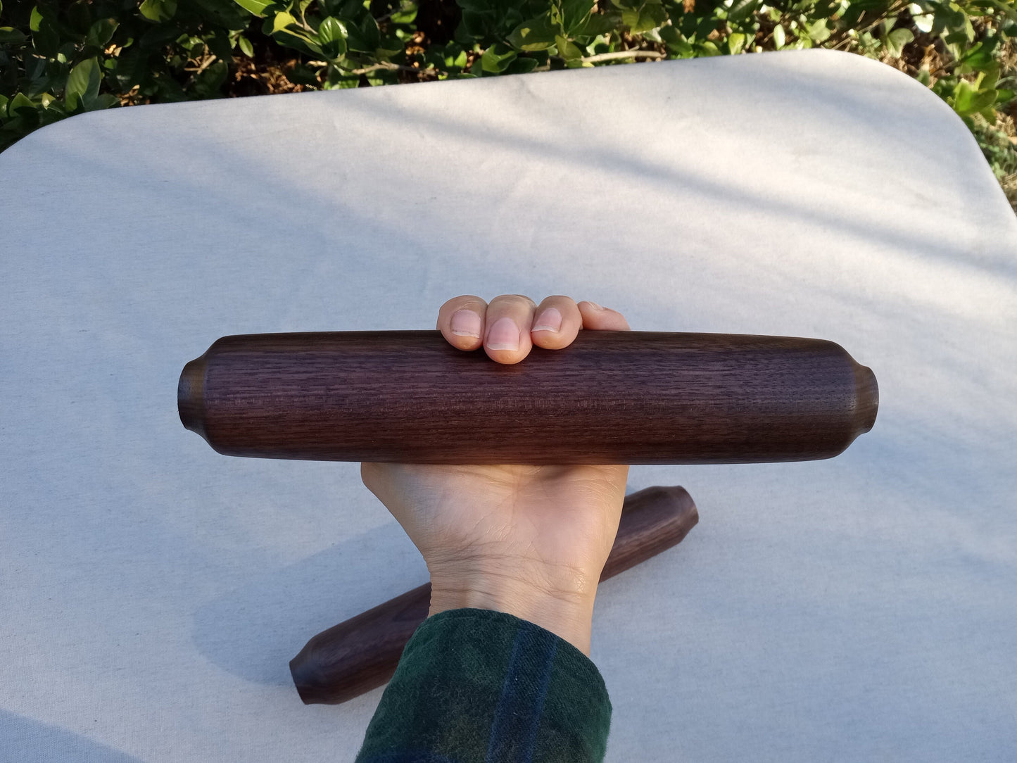 Handmade Black Walnut Wood Rolling Pins - Blunt Ended Mini Wooden Pastry Roller for the Bakery - Handcrafted Essential Gifts for the Cook